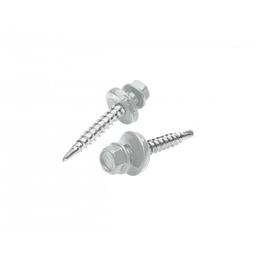 Wkręt farmerski stal ocynkowana  - Ocynkowana stal powlekana  - Jasno szary  -  Obraz 1