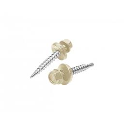 Wkręt farmerski stal ocynkowana  - Ocynkowana stal powlekana  - Kość słoniowa  -  Obraz 1