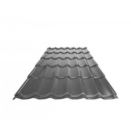 Blachodachówka UNI 1  - Aluminium powlekane  - Antracyt  -  Obraz 1