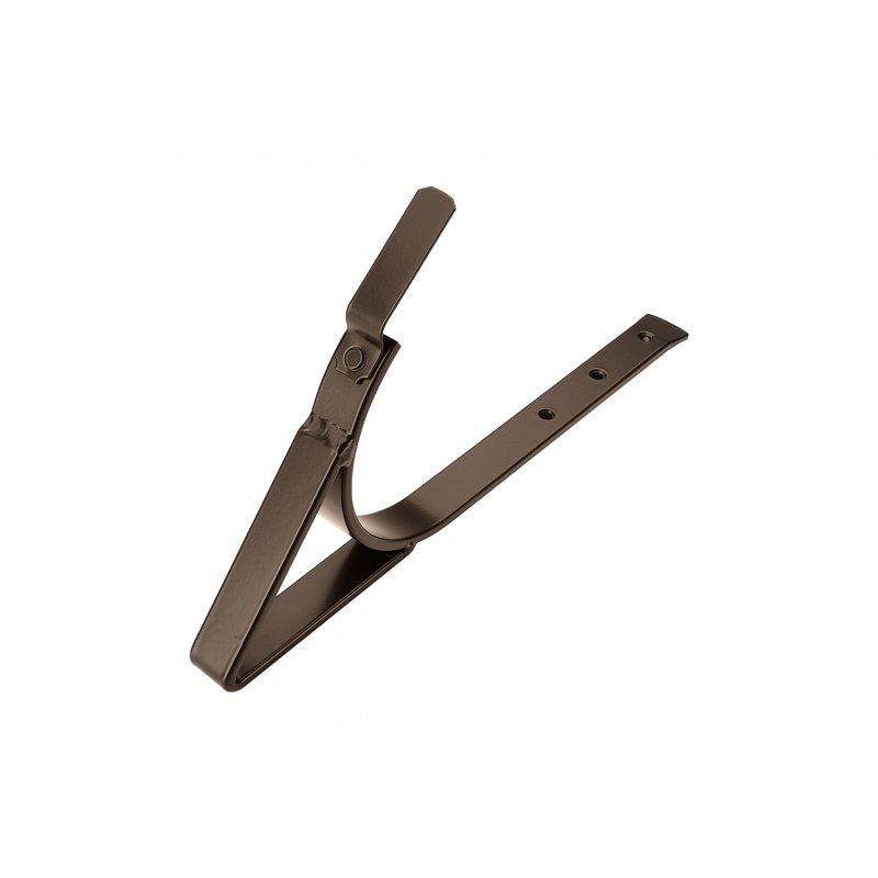 Hak do rynny leźącej z podparciem  - Ocynkowana stal powlekana  - Testa di Moro  -  Obraz