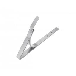 Hak do rynny leźącej z podparciem  - Ocynkowana stal powlekana  - Srebrny  -  Obraz 1