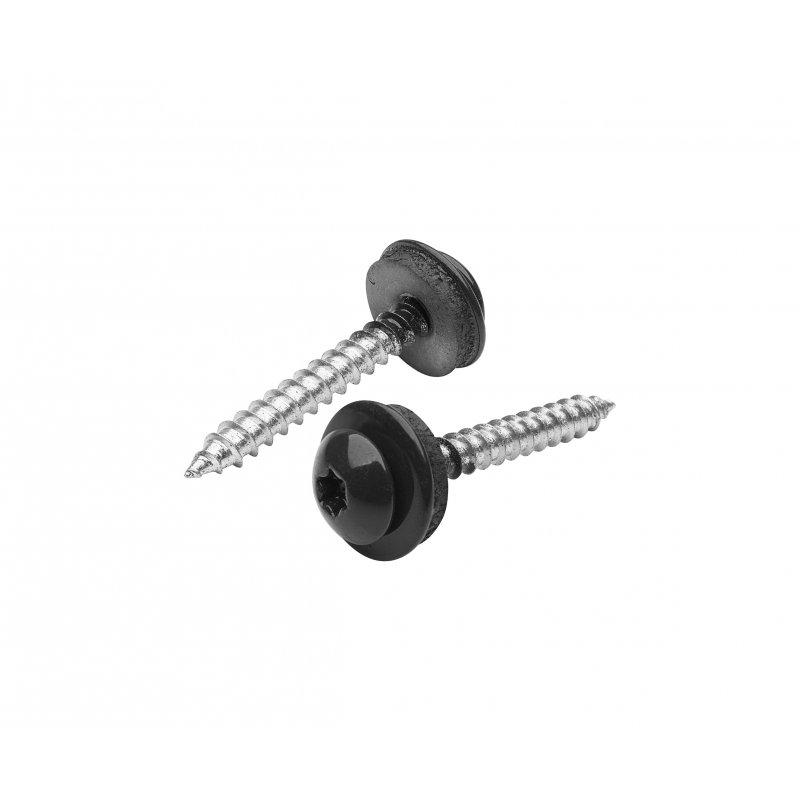 Śruba samogwintująca ze stali nierdzewnej  - Stal nierdzewna powlekana A2/A2  - Czarny  -  Obraz