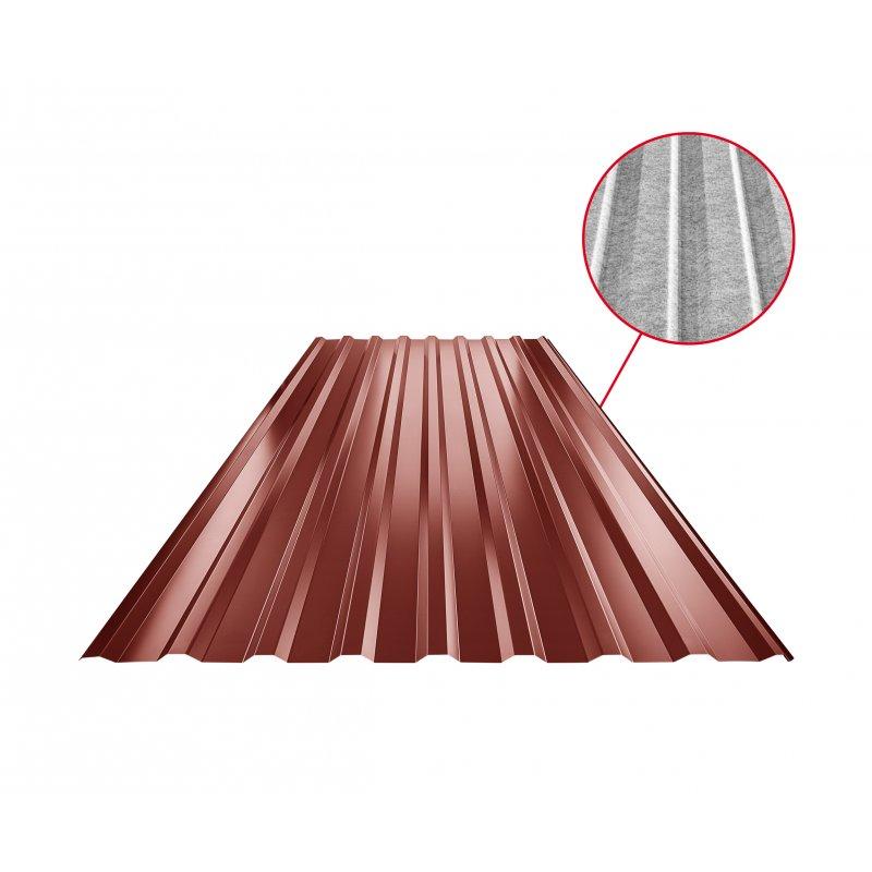 Trapez dachowy TR 18A SQ (sound – aqua)  - Ocynkowana stal powlekana  - Czerwony  -  Obraz