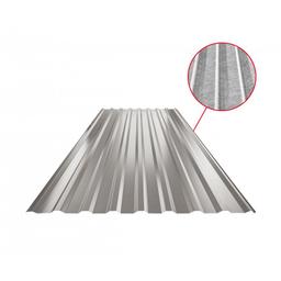 Trapez dachowy TR 18A SQ (sound – aqua)  - Ocynkowana stal powlekana  - Srebrny ciemny  -  Obraz 1