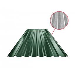 Trapez dachowy TR 18A SQ (sound – aqua)  - Ocynkowana stal powlekana  - Zielony mech  -  Obraz 1