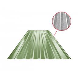 Trapez dachowy TR 18A SQ (sound – aqua)  - Ocynkowana stal powlekana  - Trawa zielona  -  Obraz 1