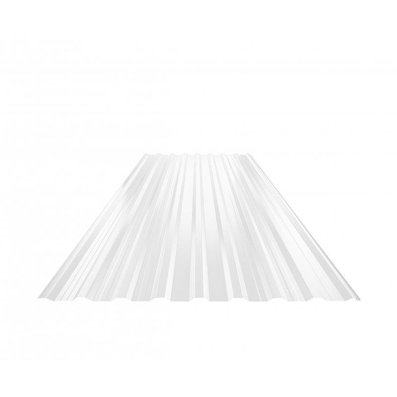 Trapez dachowy z przetłoczeniem TR 18A+  - Ocynkowana stal powlekana  - Szaro biały  -  Obraz