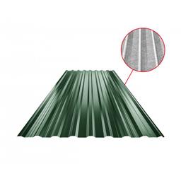 Trapez dachowy z przetłoczeniem TR 18A+ SQ (sound – aqua)  - Ocynkowana stal powlekana  - Zielony mech  -  Obraz 1