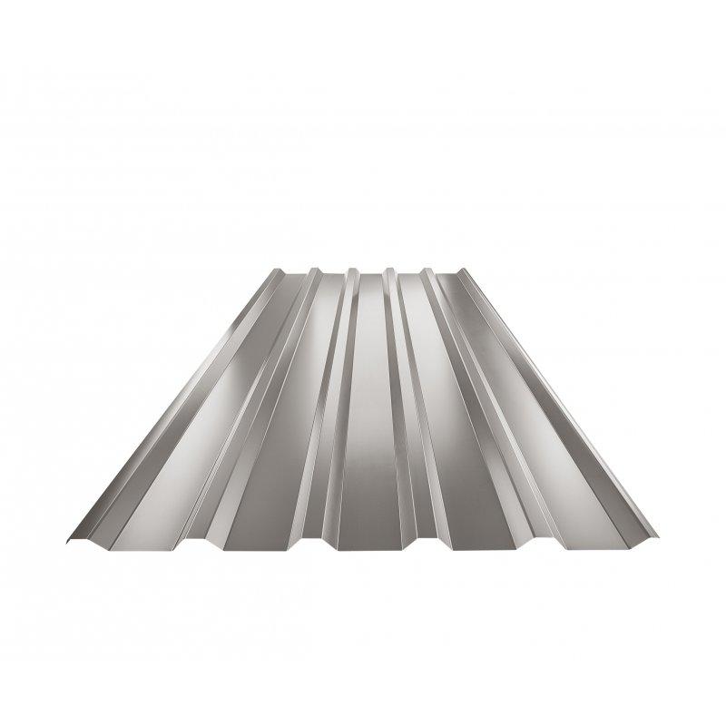 Trapez dachowy TR 35A  - Ocynkowana stal powlekana  - Srebrny ciemny  -  Obraz