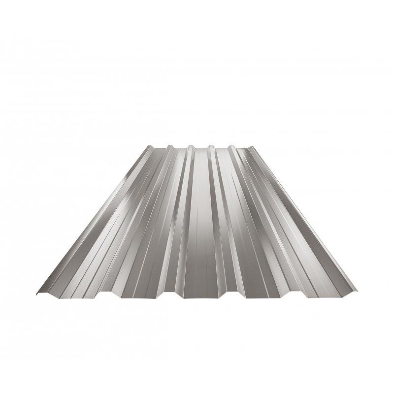 Trapez dachowy z przetłoczeniem TR 35A+  - Ocynkowana stal powlekana  - Srebrny ciemny  -  Obraz