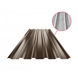 Trapez dachowy z przetłoczeniem TR 35A+ SQ (sound – aqua)  - Ocynkowana stal powlekana  - Testa di Moro  -  Obraz 1