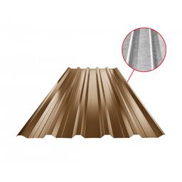 Trapez dachowy z przetłoczeniem TR 35A+ SQ (sound – aqua)  - Ocynkowana stal powlekana  - Miedź metaliczna  -  Obraz 1