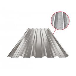 Trapez dachowy z przetłoczeniem TR 35A+ SQ (sound – aqua)  - Ocynkowana stal powlekana  - Srebrny ciemny  -  Obraz 1