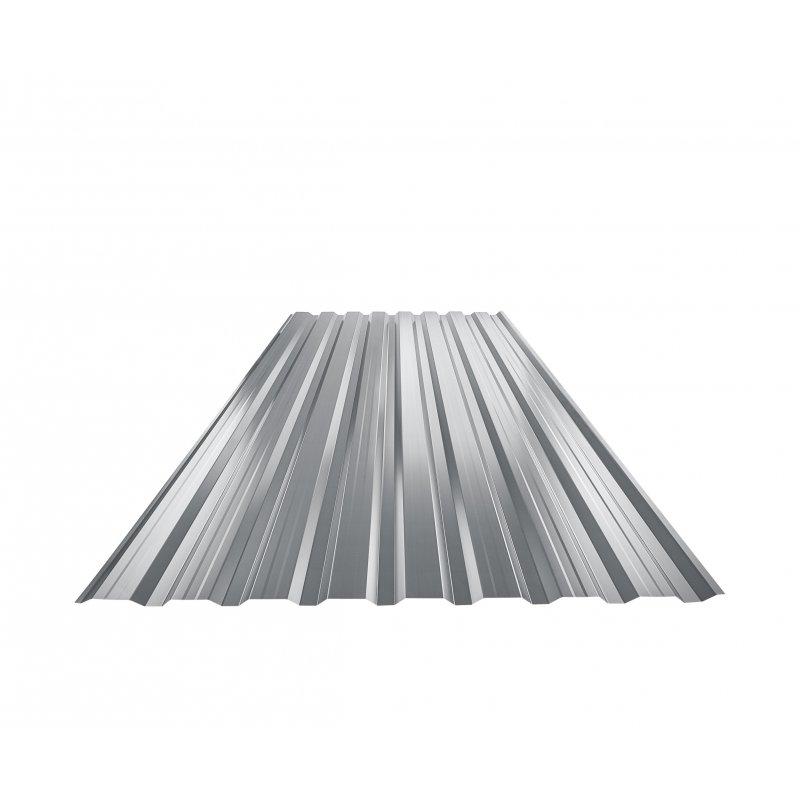 Trapez elewacyjny z przetłoczeniem TR 18B+  - Ocynkowana stal powlekana  - Szary  -  Obraz