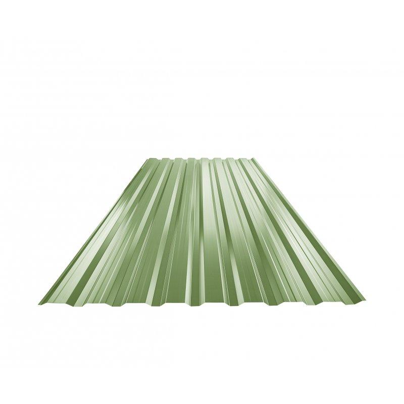 Trapez elewacyjny z przetłoczeniem TR 18B+  - Ocynkowana stal powlekana  - Trawa zielona  -  Obraz