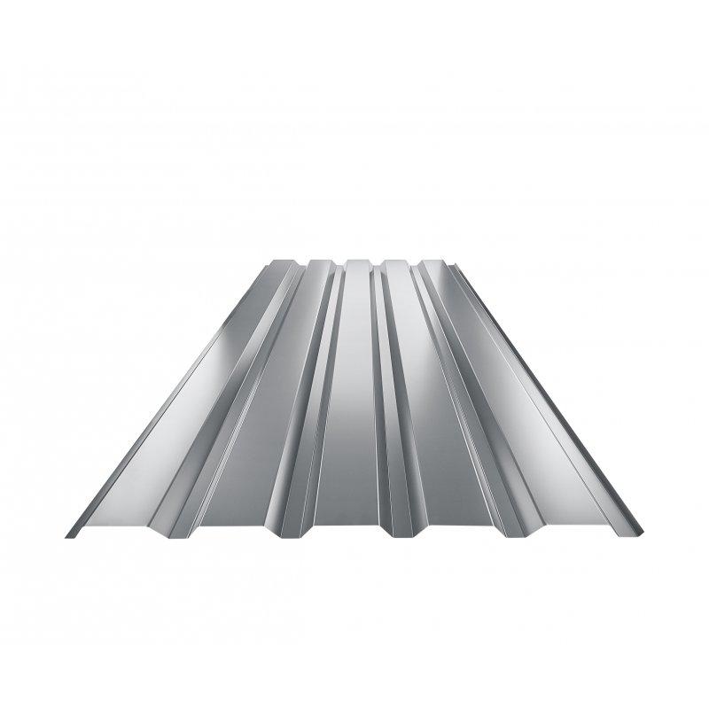 Trapez elewacyjny TR 35B  - Ocynkowana stal powlekana  - Szary  -  Obraz