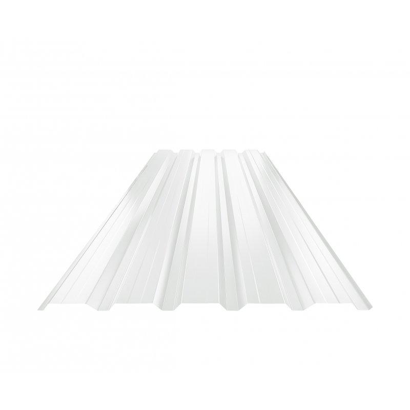 Trapez elewacyjny z przetłoczeniem TR 35B+  - Ocynkowana stal powlekana  - Szaro biały  -  Obraz