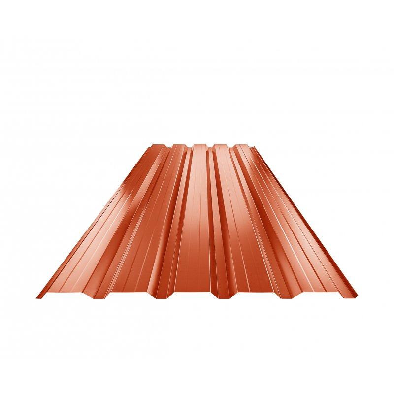 Trapez elewacyjny z przetłoczeniem TR 35B+  - Ocynkowana stal powlekana  - Czerwony rajdowy  -  Obraz