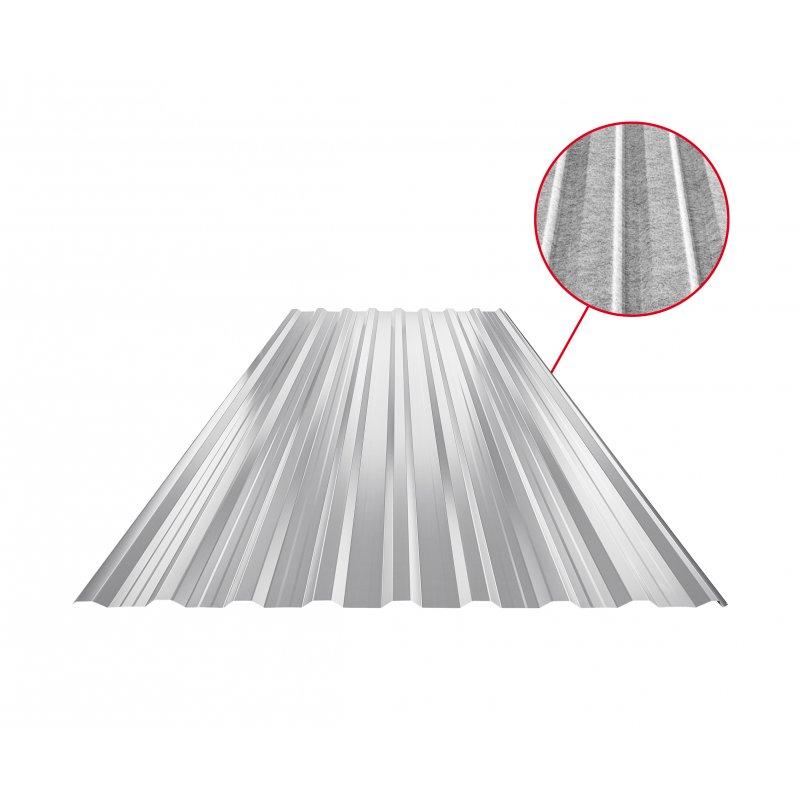 Trapez dachowy z przetłoczeniem TR 18A+ SQ (sound – aqua)  - Ocynkowana stal powlekana
MARCEGAGLIA  - Srebrny  -  Obraz