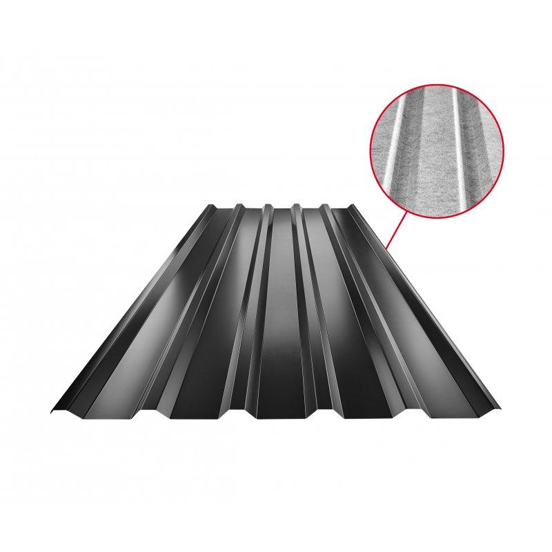 Trapez dachowy TR 35A SQ (sound – aqua)  - Ocynkowana stal powlekana
MARCEGAGLIA  - Czarny  -  Obraz