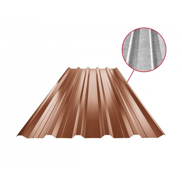 Obraz - Trapez dachowy z przetłoczeniem TR 35A+ SQ (sound – aqua)null