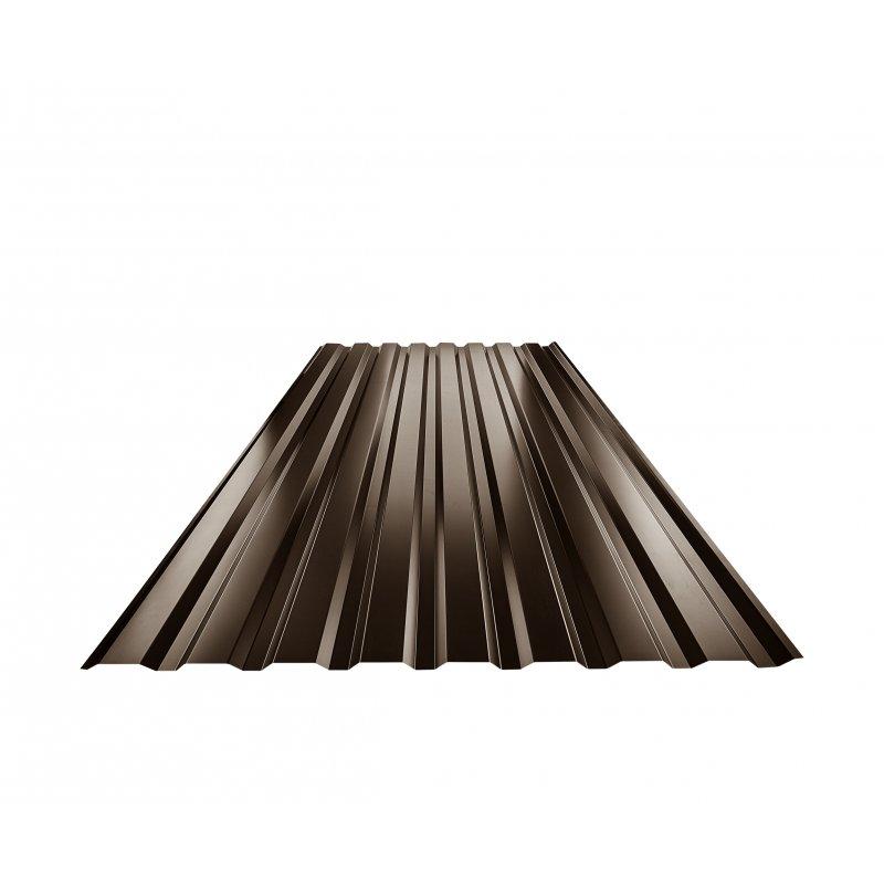 Trapez elewacyjny TR 18B  - Ocynkowana stal powlekana
MARCEGAGLIA  - Ciemno brazowy ČOKO  -  Obraz