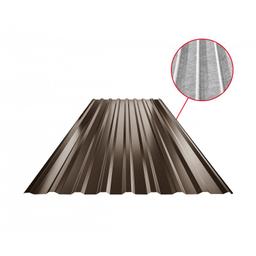 Trapez dachowy z przetłoczeniem TR 18A SQ (sound – aqua)  - Aluminium powlekane  - Testa di Moro  -  Obraz 1