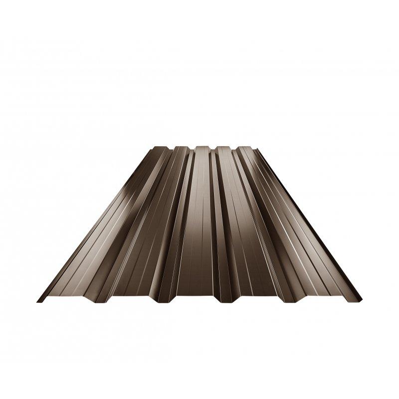 Trapez elewacyjny z przetłoczeniem TR 35B+  - Aluminium powlekane  - Testa di Moro  -  Obraz