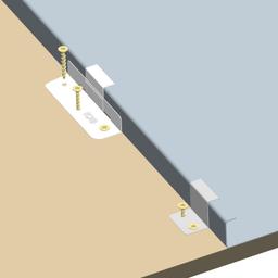Wkręt do haftki z łbem TORX ocynkowana stal  - Ocynkowana stal  - Natur  -  Obraz 3