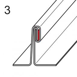 Taśma uszczelniająca do rowków KJG FALZ  - Poliuretan  - Antracyt  -  Obraz 4