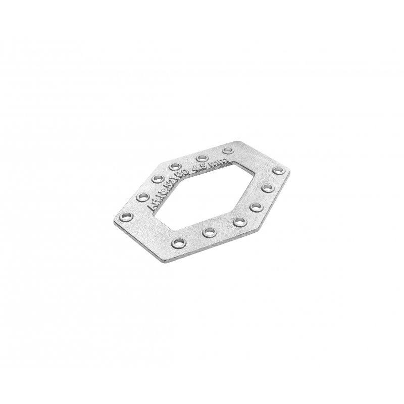 Montażowa płytka kompensacyjna  - Aluminium  - Natur  -  Obraz