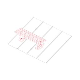 Stopień kominiarski – komplet  - Aluminium powlekane
W.15  - Antracyt W.15  -  Obraz 2