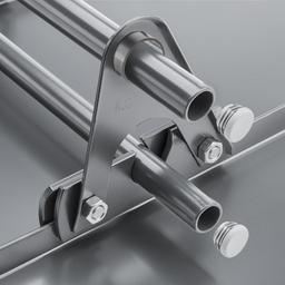 PVC zaślepka rury do łapacza śniegu  - PVC  - Szary  -  Obraz 2