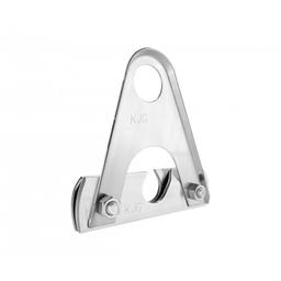 Przedłużka do uchwytu rury łapacza śniegu dla rąbka stojącego  - Stal nierdzewna  - AISI 304 2B – MATT  -  Obraz 2