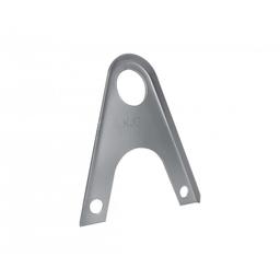 Przedłużka do uchwytu rury łapacza śniegu dla rąbka stojącego  - Aluminium powlekane  - Jasnoszary  -  Obraz 1