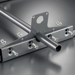 Łapacz śniegu dwu rurowy  - Ocynkowana stal powlekana  - Antracyt  -  Obraz 2