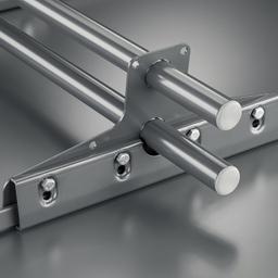 Łapacz śniegu dwu rurowy - Ocynkowana stal powlekana - Ceglasty - Obraz 3