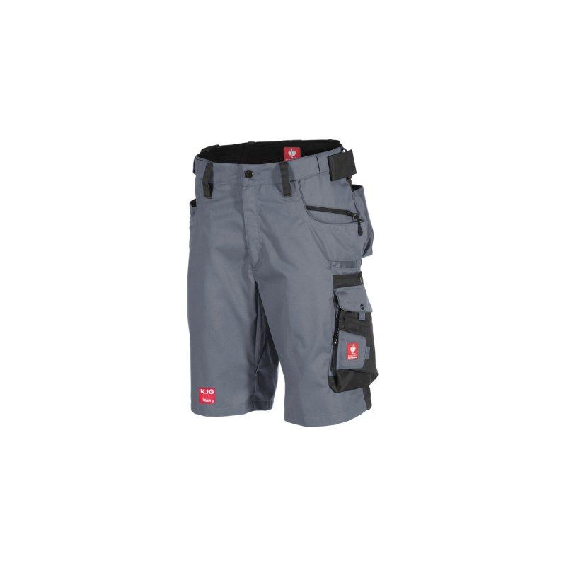 Spodenki szaro-czarne  - 65 % poliester/35 % bawełna (ok. 245 g/m²)  - Szaro/Czarny  -  Obraz