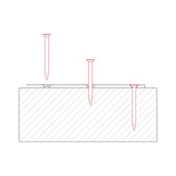 Gwóźdź z łbem 11 mm do haków  - Miedź  - Natur  -  Obraz 3