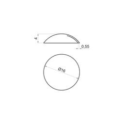 Pokrywa montażowa 16/4  - Miedź  - Natur  -  Obraz 2