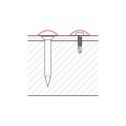 Pokrywa montażowa 16/4  - Ocynkowana stal powlekana  - Szaro biały  -  Obraz 3