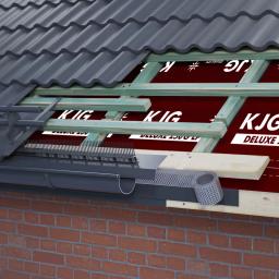 Kratka okapowa  - PVC  - Ceglasty  -  Obraz 3