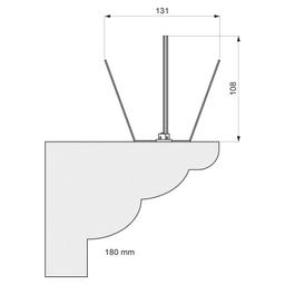 Kolce przeciw ptakom  - Stal nierdzewna  - Natur  -  Obraz 3