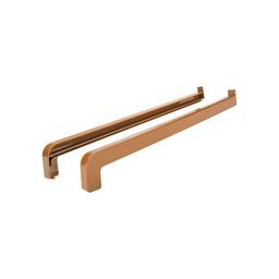 Zakończenie na parapet L+P  - PVC  - Brąz  -  Obraz 1