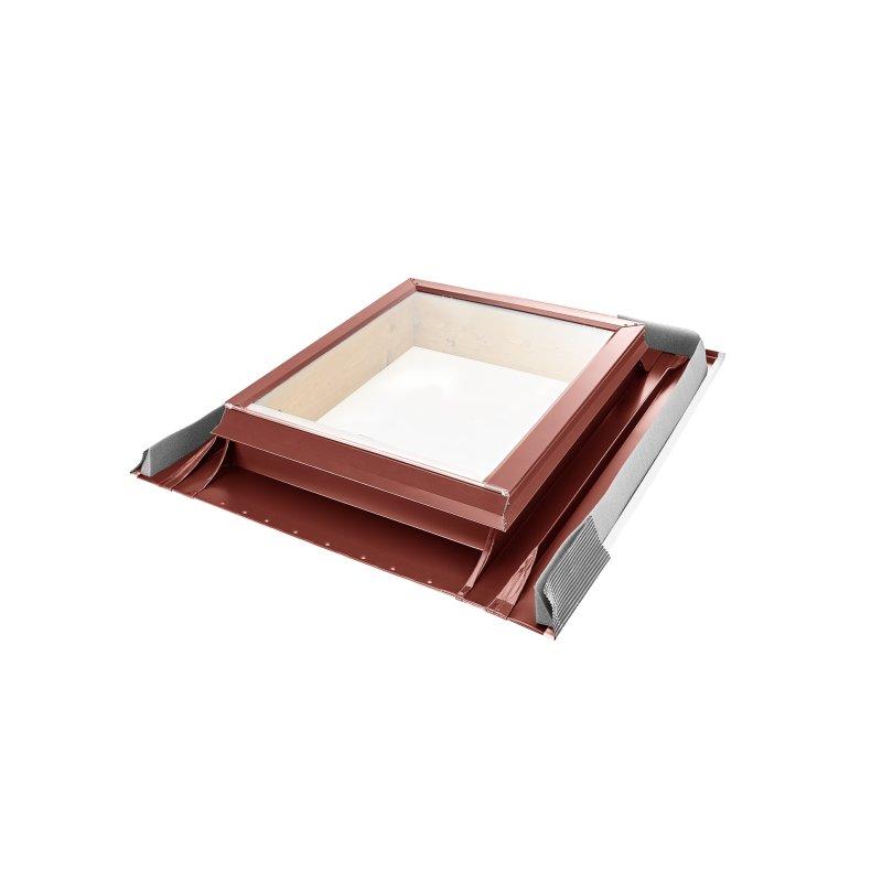 Wyłaz dachowy UNI  - Ocynkowana stal powlekana  - Czerwony  -  Obraz