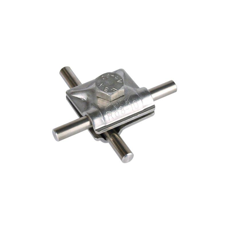 Złącze krzyżowe ze stali nierdzewnej 8,0-10,0 mm  - Stal nierdzewna  - Natur  -  Obraz