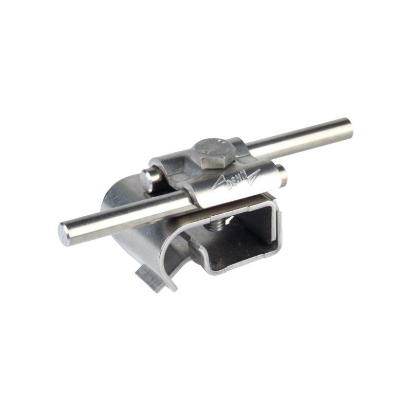 Uchwyt rynnowy pod drut odgromowy ze stali nierdzewnej  - Stal nierdzewna  - Natur  -  Obraz