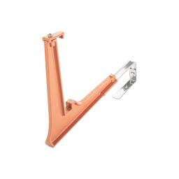 Wspornik drabinki śniegowej wiszący  - Aluminium – Natur  - Ocynkowana stal powlekana – Ceglasty  -  Obraz 1