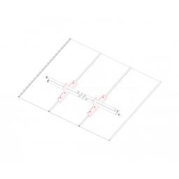 Łapacz śniegu dwu rurowy  - Ocynkowana stal powlekana
MATT  - Czarny MATT  -  Obraz 4