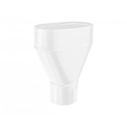 Kosz zlewowy centralny - Ocynkowana stal powlekana - Szaro biały - Obraz 1